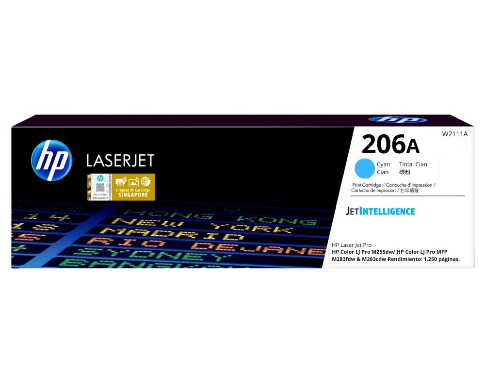 TONER HP W2111A (206A)CYAN - L.J. M255 - 1,250 PGS