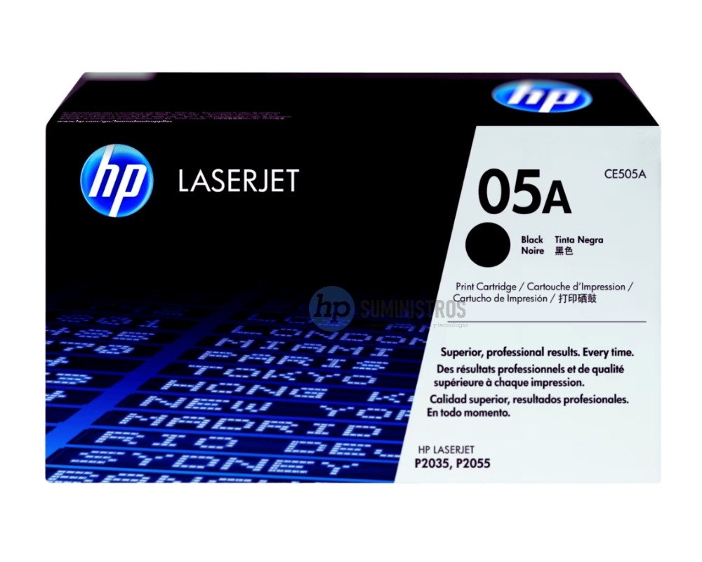 TONER HP CE505A (05A) L.J. P2035 NEGRO 2300PG