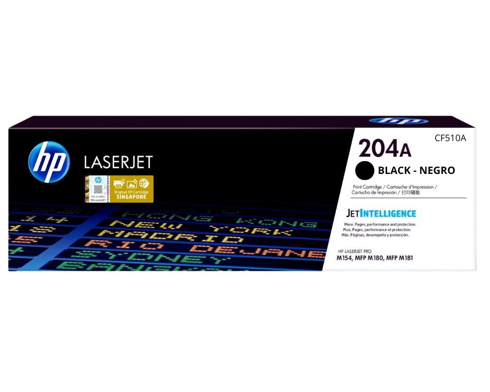 TONER HP CF510A (204A) LJ PRO M154 NEGRO 1.1 KPGS