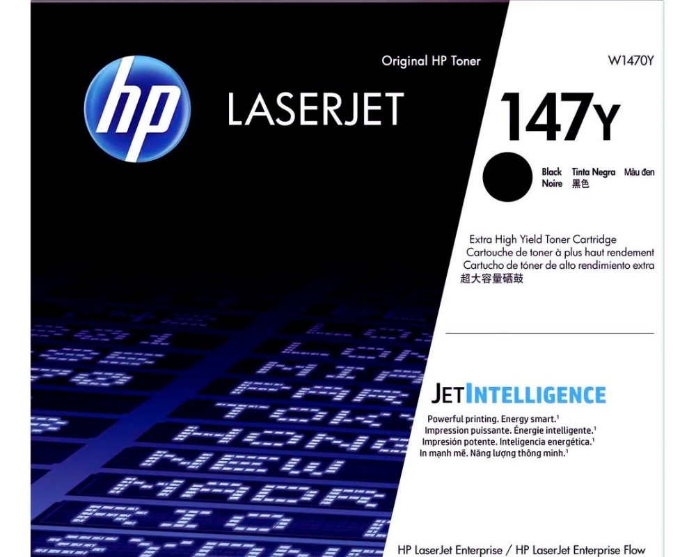TONER HP W1470Y (147Y)NEGRO L.J.107A M610/M611/M612   42,000 PGS