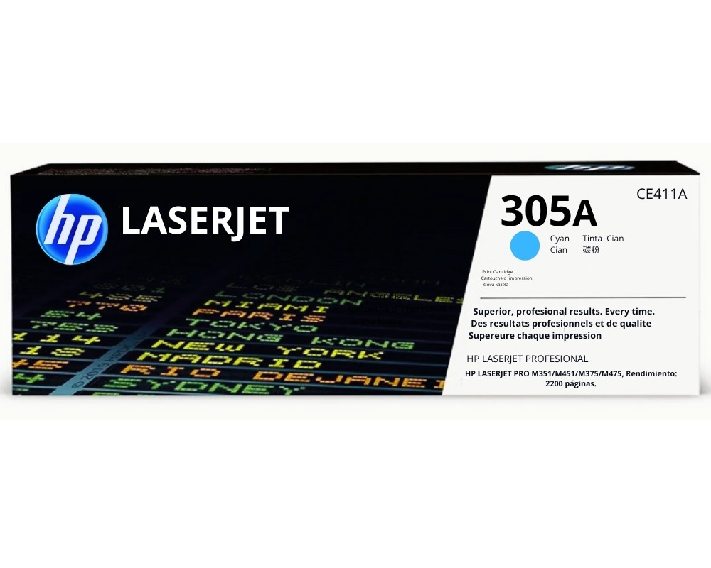 TONER HP CE411A (305A)CYAN - L.J. PRO M351/M451/M375/M475 - 2600PG