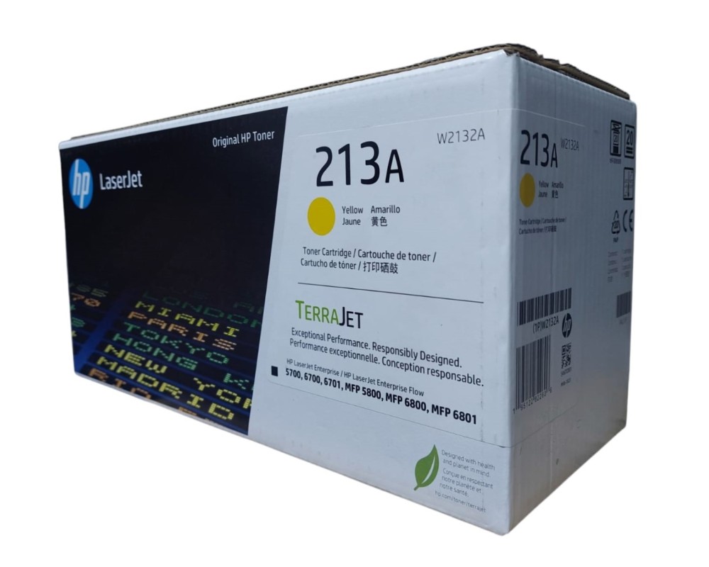 TONER HP 213A HP LaserJet Enterprise 5700, 6700, 5800, 6801 w2132a YELLOW