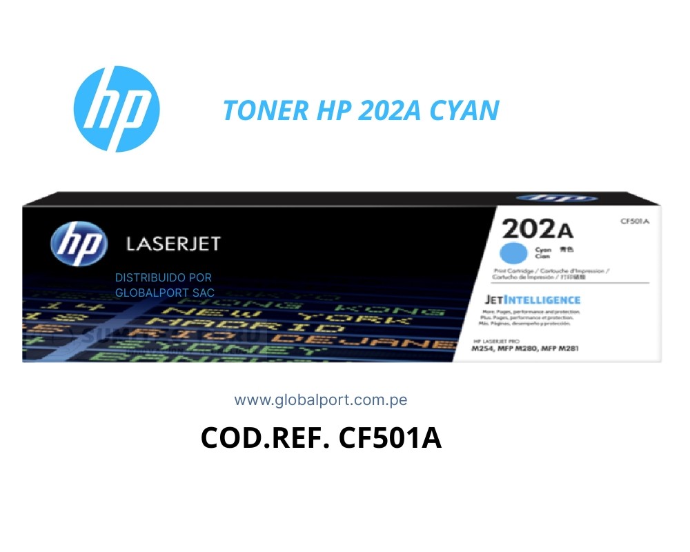 TONER HP CF501A (202A) CYAN LJ PRO M254 1.3 KPGS