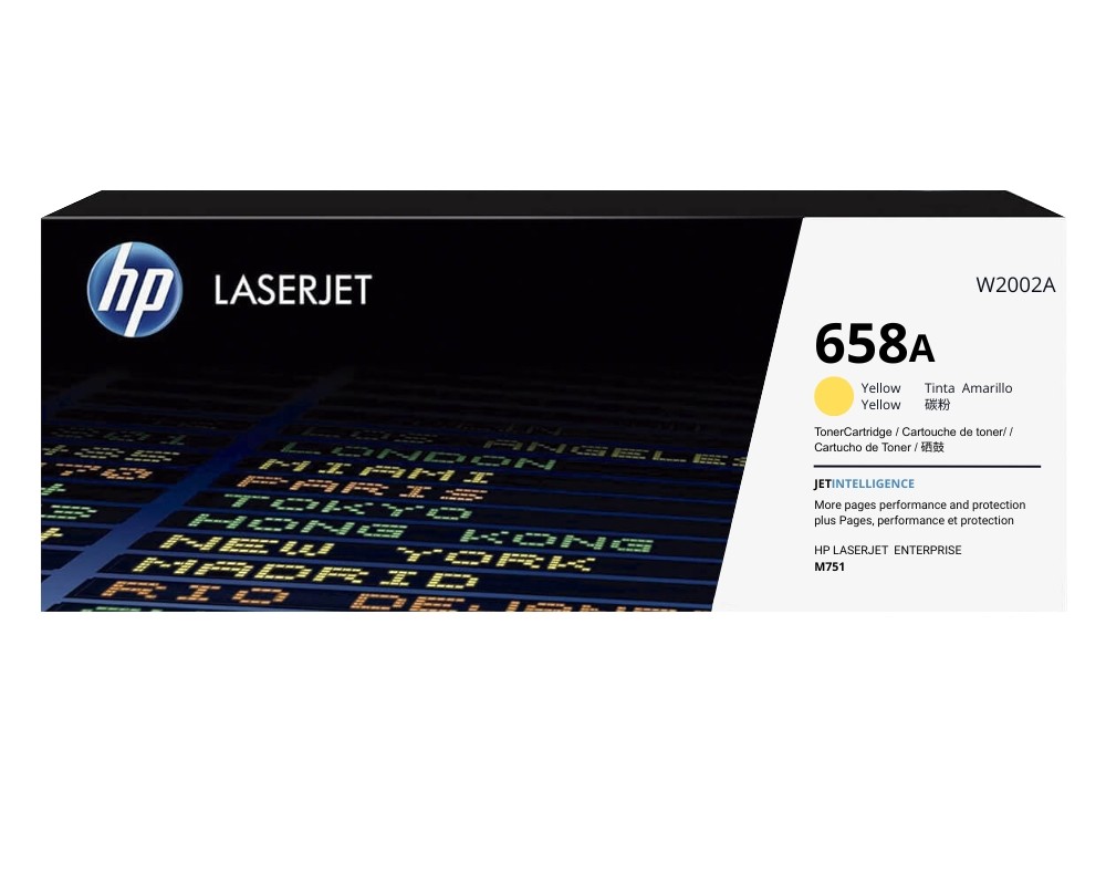 TONER HP W2002A (658A) YELLOW | 6,000 Páginas L.J. M751dn,M751n. - Original