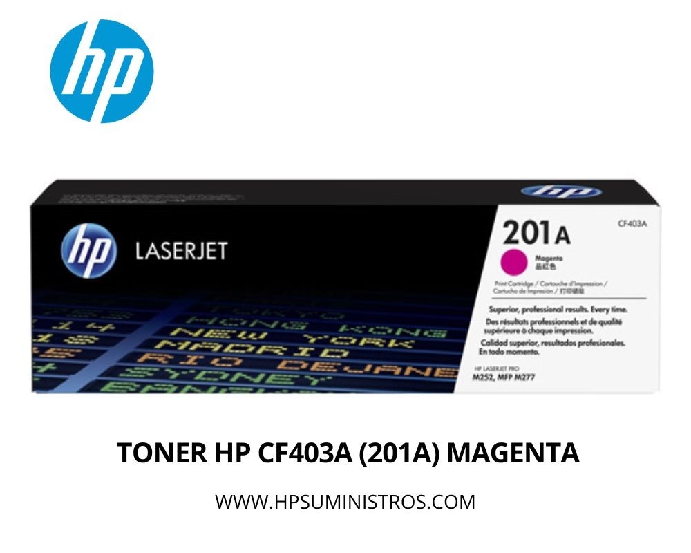 TONER HP CF402A (201A) MAGENTA - PARA LJ PRO M252