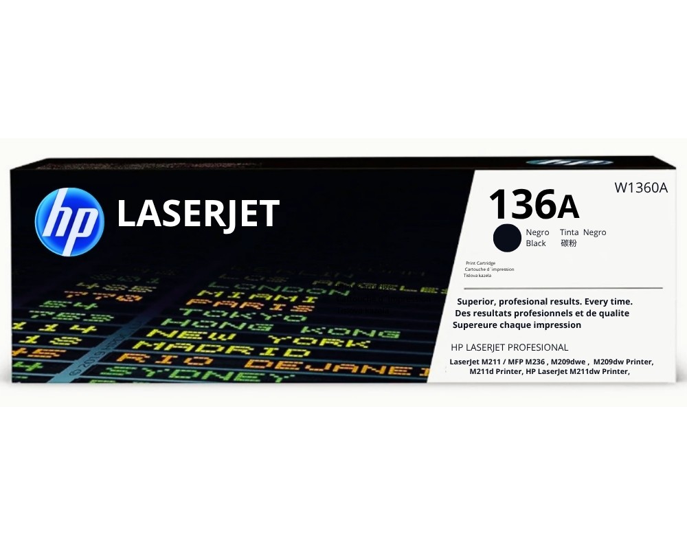 TONER HP W1360A (136A)NEGRO -  L.J. M211 - 1,150 PGS