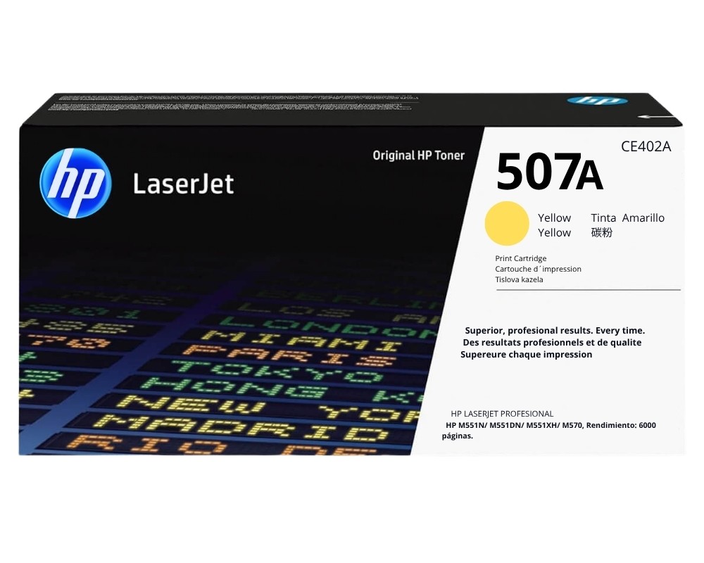 TONER HP CE402A (507A) YELLOW - L.J. M551 - 5500PG