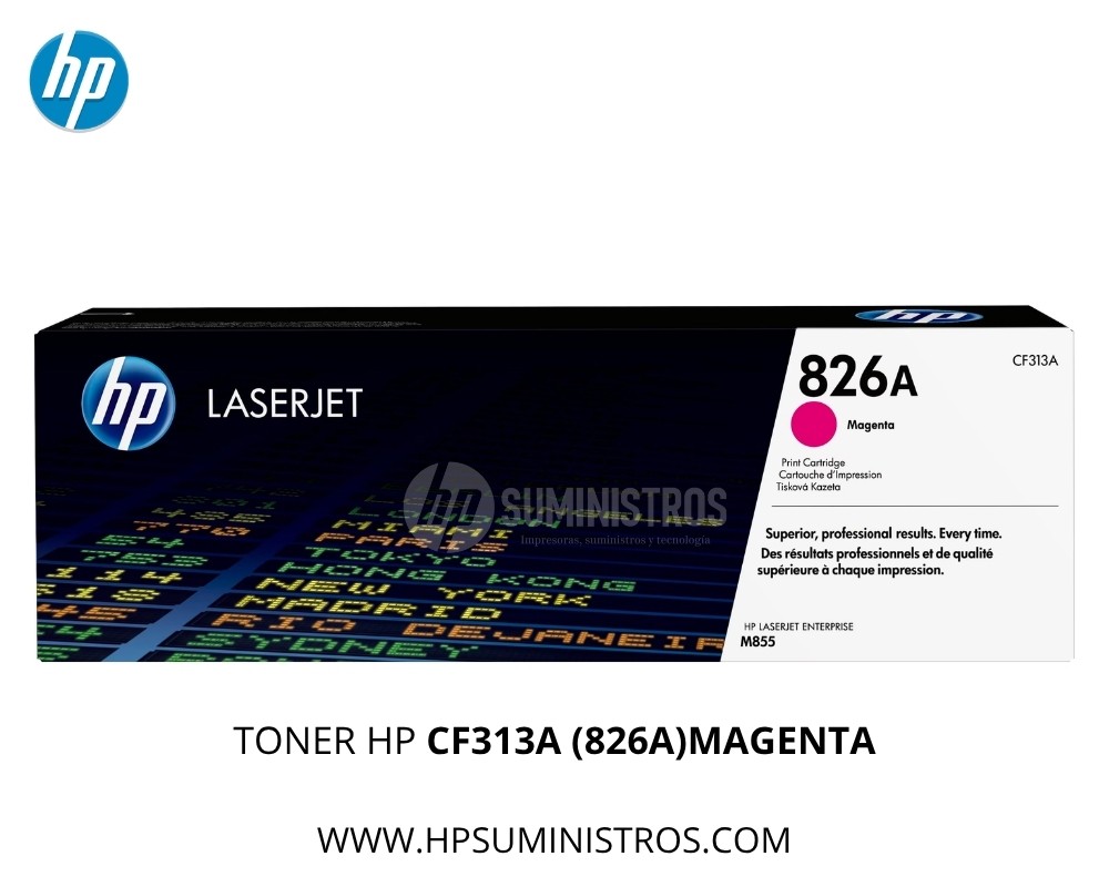 TONER HP CF313A (826A)MAGENTA - Original 15K | HP LaserJet M880z M855