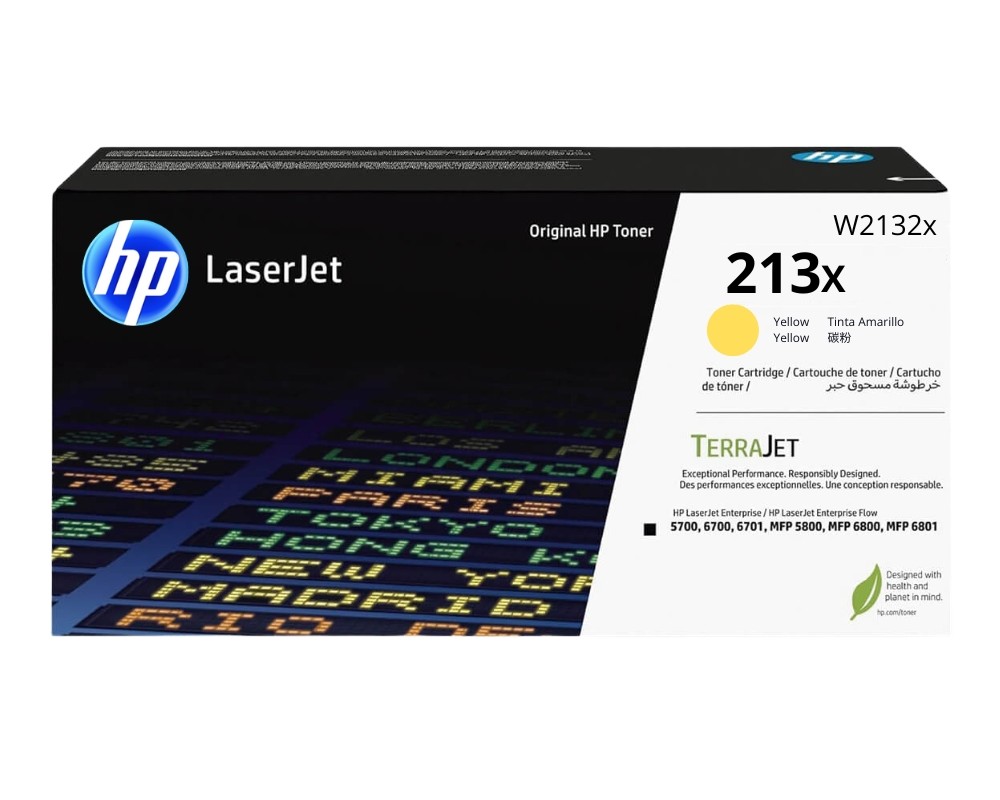 TONER HP W2132X (213X)YELLOW LJ 5800 ENT ,SFP, 5800 6,000 PGS