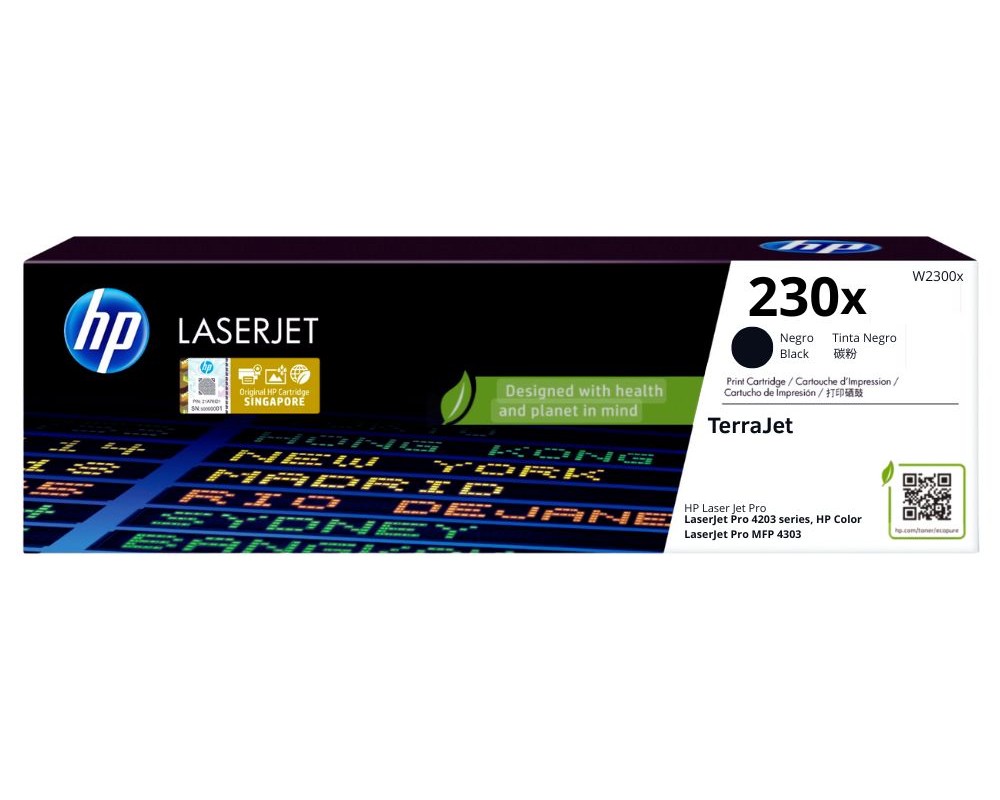 TONER HP 230X (W2300X) NEGRO LaserJet Pro 4203, Mfp 4303