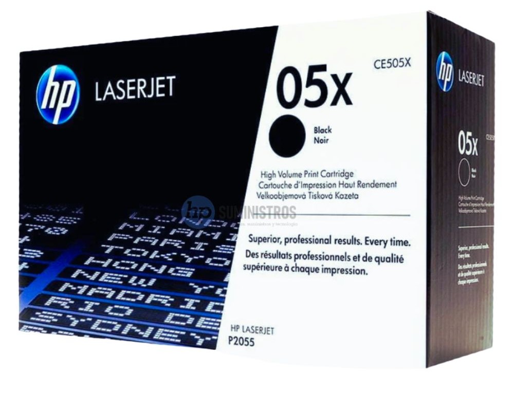 TONER HP CE505X (05X) L.J. P2055 NEGRO 6500PG