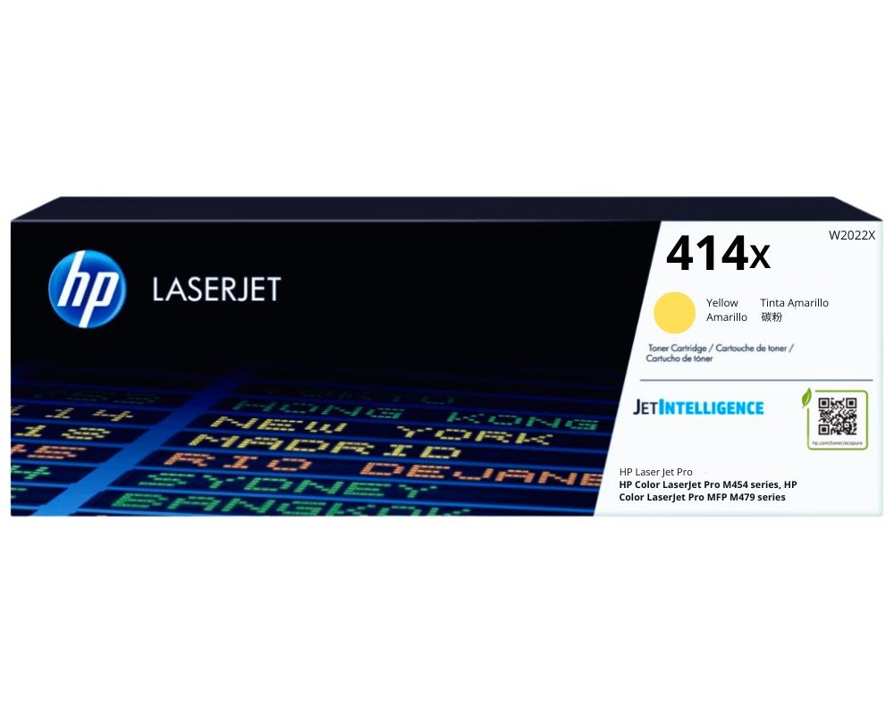 TONER HP W2022X (414X) L.J. M454 YELLOW 6,000 PGS