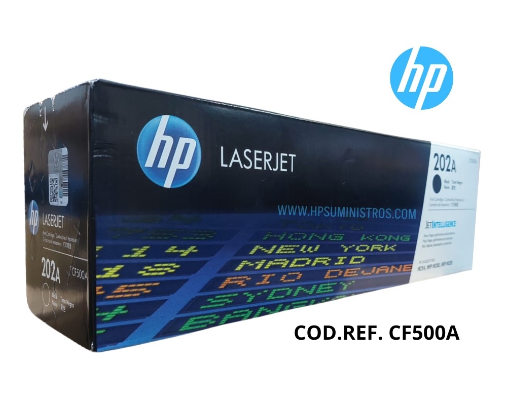 TONER HP CF500A (202A) NEGRO LJ PRO M254 1.4 KPGS