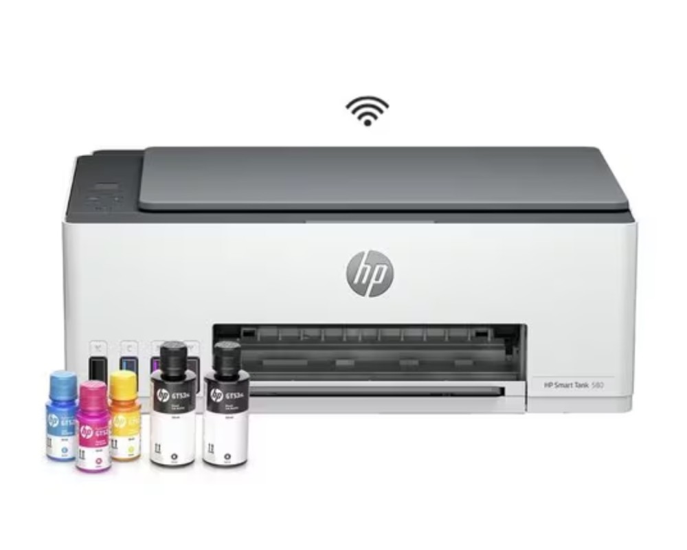 Impresora de inyección de tinta multifunción HP 580 Inalámbrico Smart Tank - Color - Copiadora/Impresora/Escáner