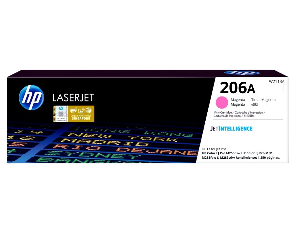 TONER HP W2113A (206A) MAGENTA - L.J. M255 - 1,250 PGS