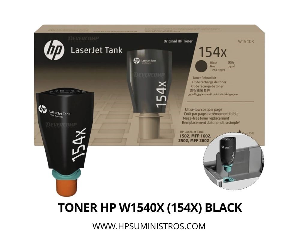 TONER HP W1540X (154X) L.J. 1502 BLACK 5,000 PGS
