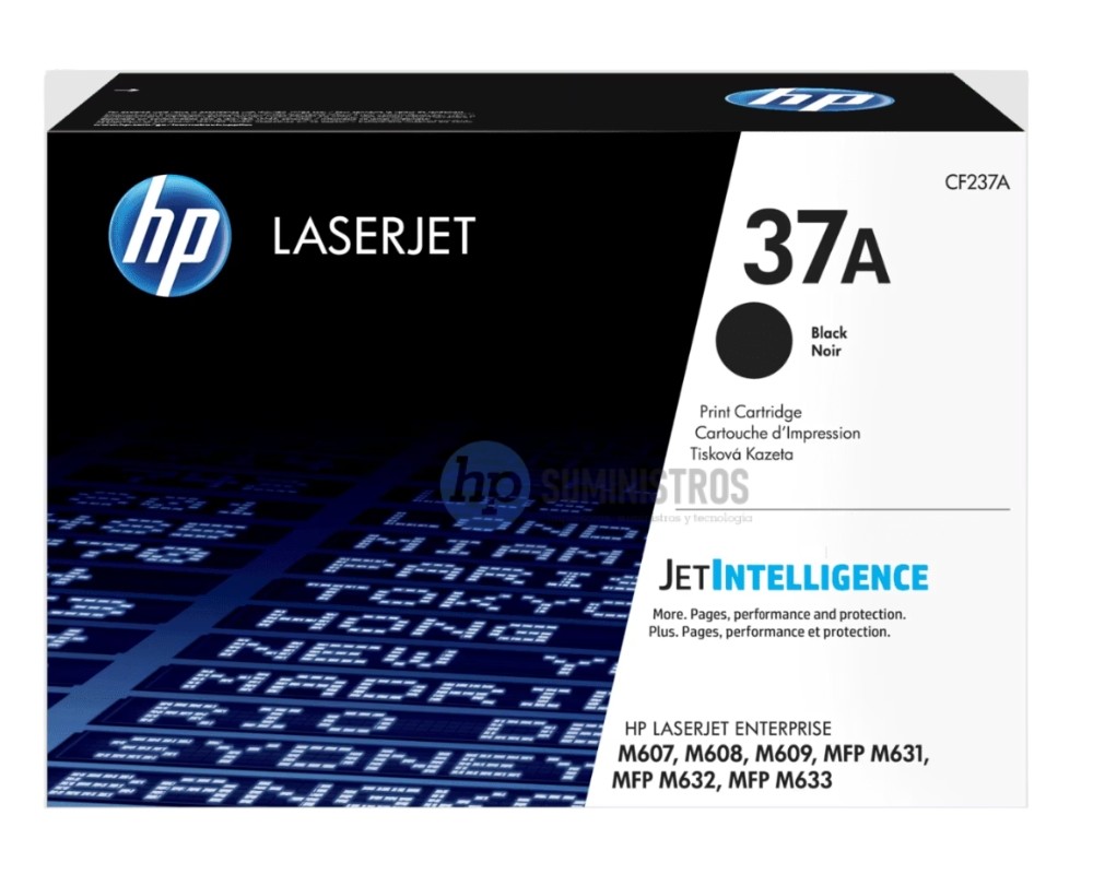 TONER HP CF237A (37A) NEGRO ENT M631/M607 11KPG