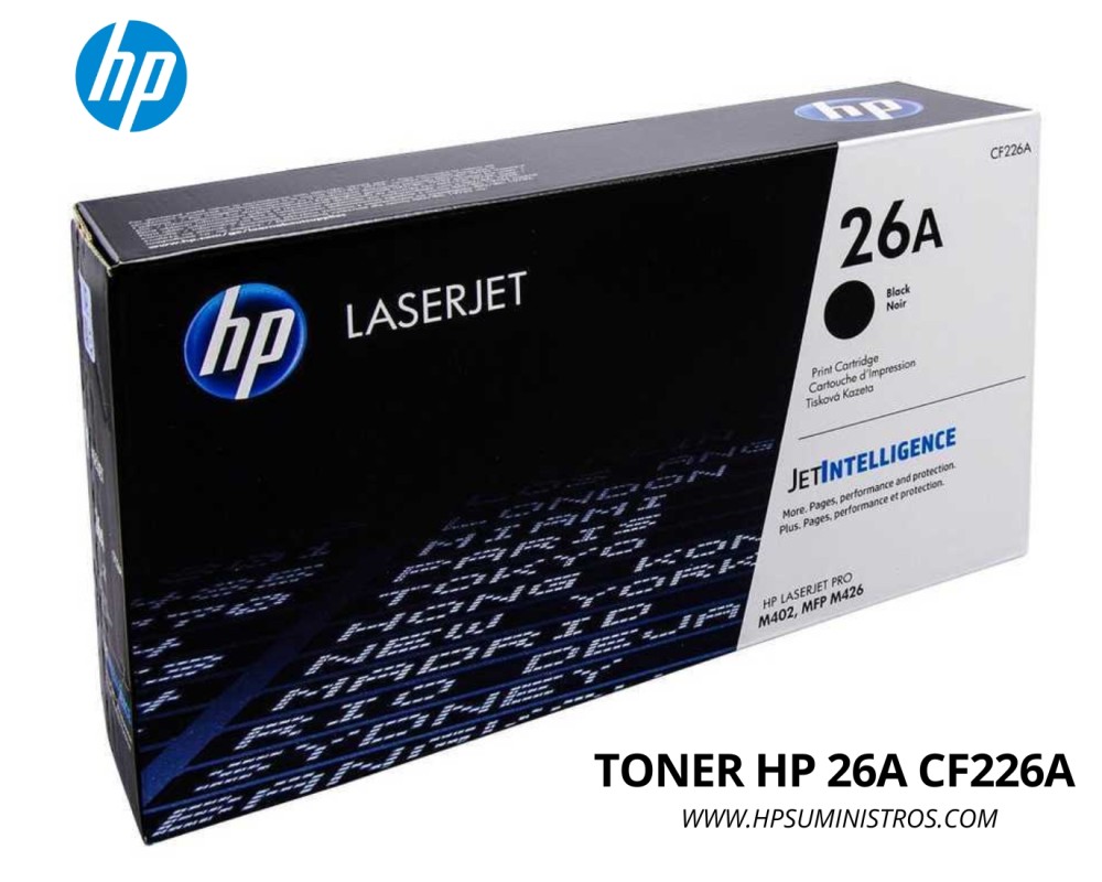 TONER HP CF226A (26A) L.J.P M402 NEGRO