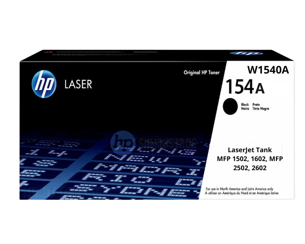 TONER HP W1540A (154A) L.J. 1502 NEGRO 2,500 PGS