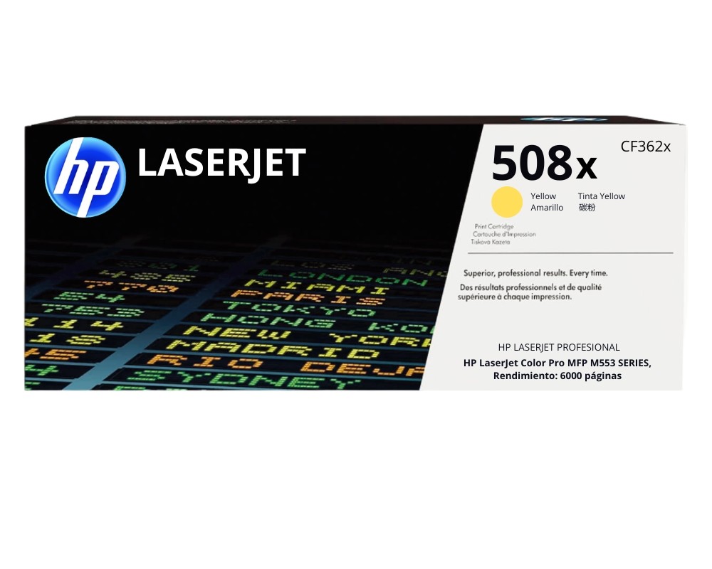TONER HP CF362X (508X)YELLOW - MFP M553 - 12.500 PAGINAS