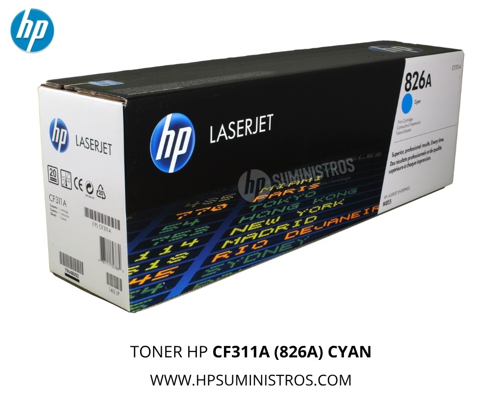 TONER HP CF311A (826A) CYAN - L.J. M855DN, M880z M855dn M855x