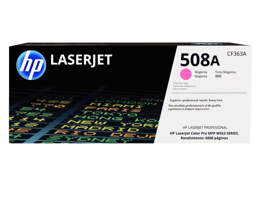 TONER HP CF363A (508A)Magenta- MFP M553 - 5000 Paginas