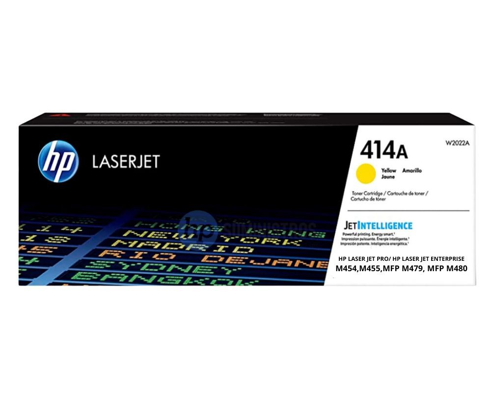 TONER HP W2022A (414A) YELLOW  LJ Pro M454 ,Pro MFP M479 PGS 2,100