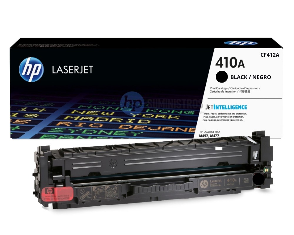 TONER HP CF410A (410A) NEGRO PRO M477 2.3KPG M452nw, M452dn, M452dw, M477fnw
