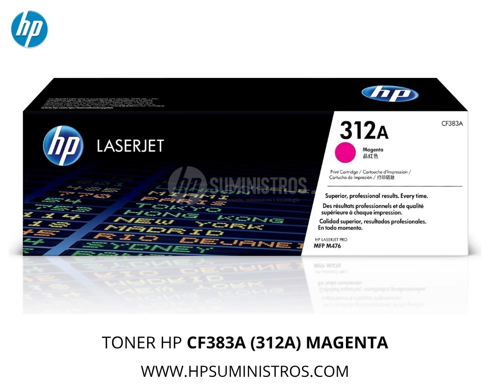 TONER HP CF383A (312A)MAGENTA- L.J. M476dn/ M476dw/ M476nw 2.4K PG