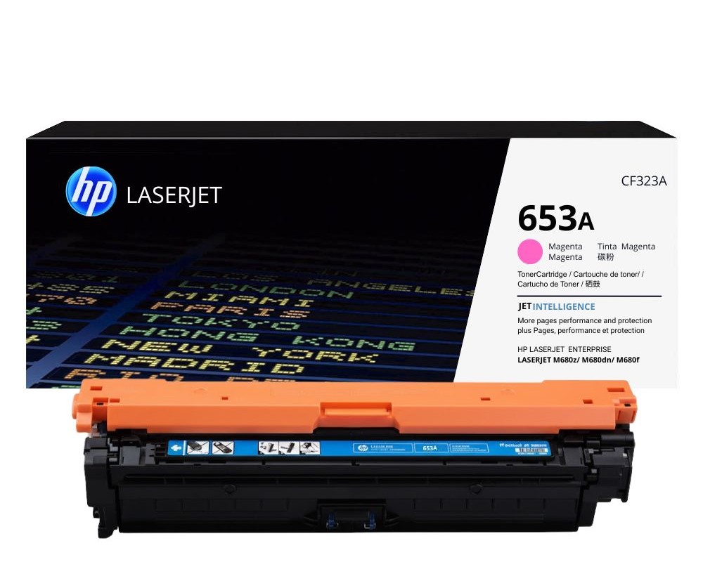 TONER HP 653A (CF323A) MAGENTA Original | 11,500 Páginas L.J. M651 / MFP M680