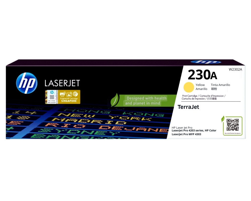 TONER HP 230A (W2302A) YELLOW- LaserJet Pro 4203, Mfp 4303