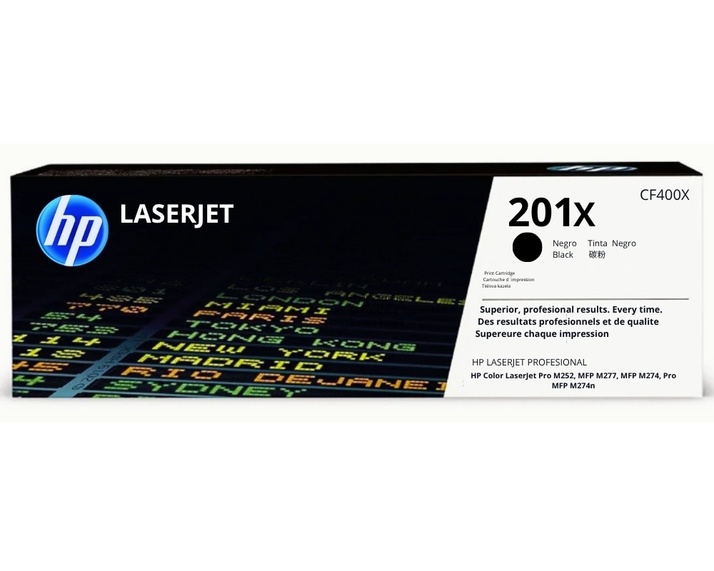 TONER HP CF400X (201X) NEGRO PARA LJ PRO M252, MFP M274, MFP M277