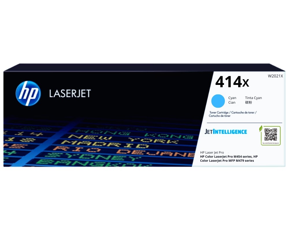 TONER HP W2021X (414X) L.J. M454 CYAN 6,000 PGS