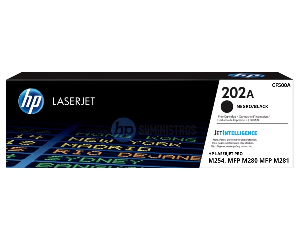 TONER HP CF500A (202A) NEGRO LJ PRO M254 1.4 KPGS