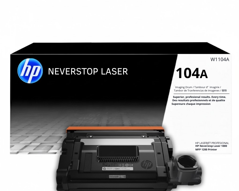 TAMBOR HP 104A(W1104A)  DRUM | 20,000 Páginas | Neverstop Laser 1000/MFP 1200 - Original