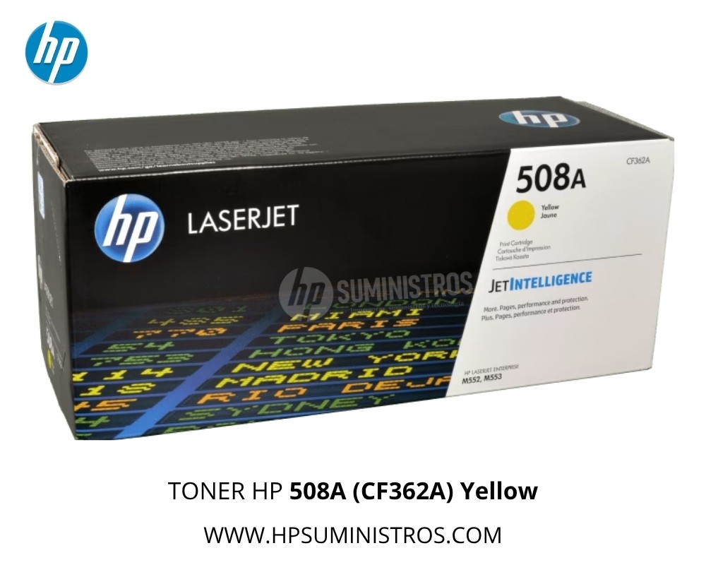TONER HP 508A Amarillo (CF362A) Original - M553 / M577