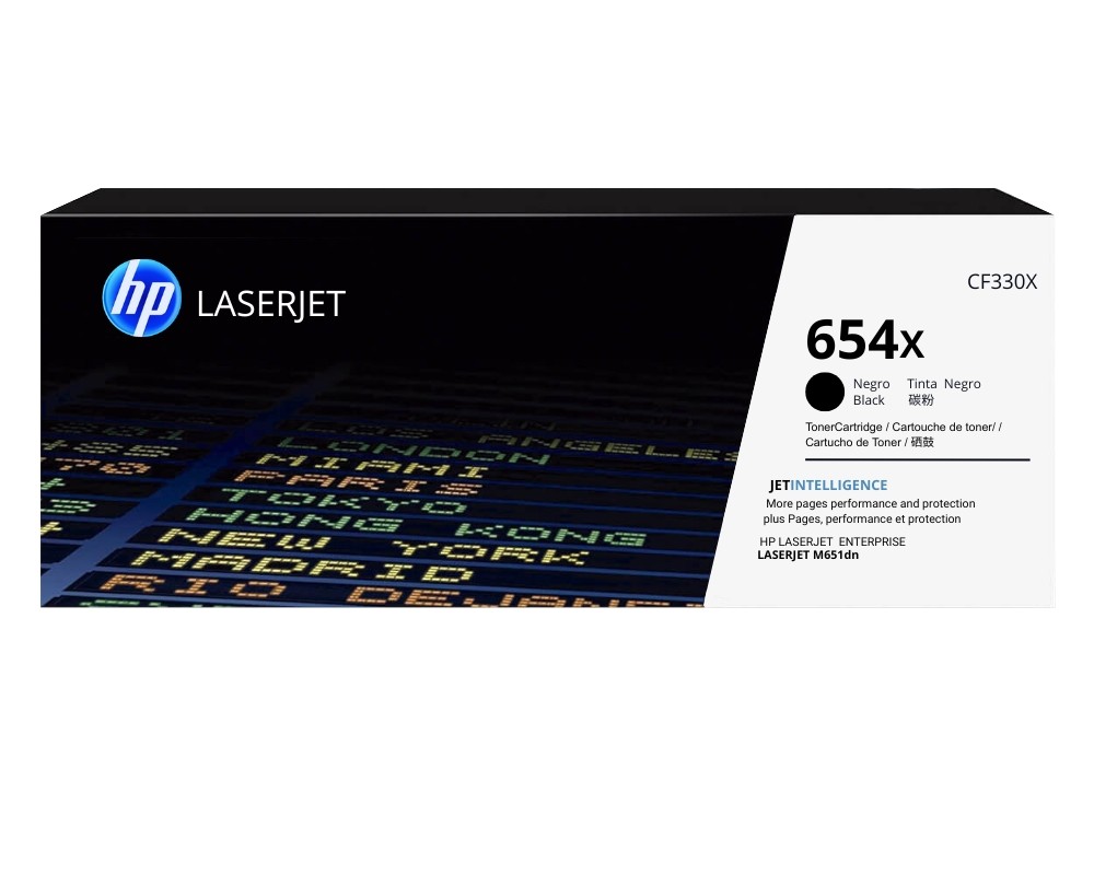 TONER HP 654X(CF330X)Negro  Original | 20,500 Páginas | L.J.  M651dn/ M651xh