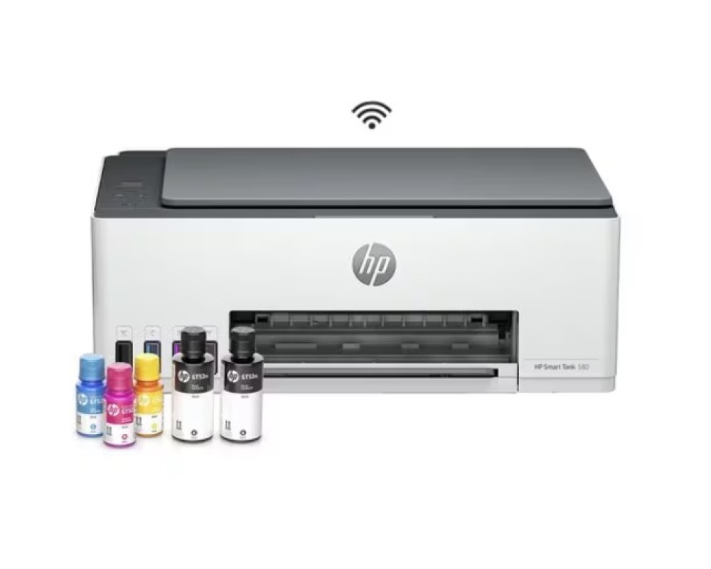 Impresora de inyección de tinta multifunción HP 580 Inalámbrico Smart Tank - Color - Copiadora/Impresora/Escáner