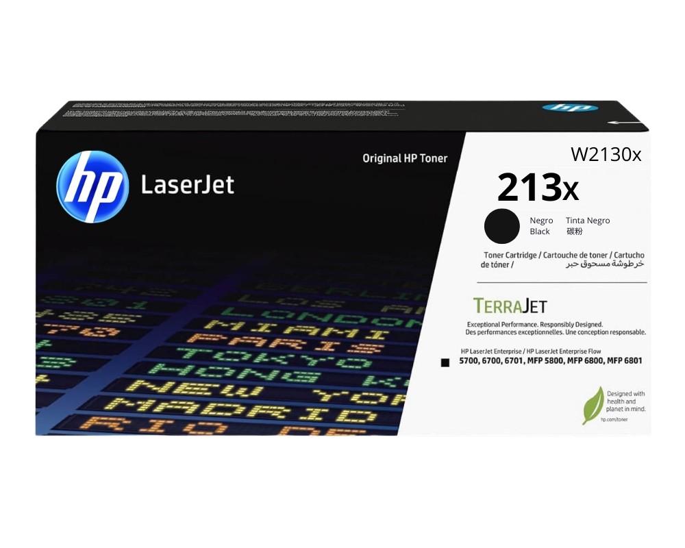 TONER HP W2130X (213X)NEGRO  LJ 5800 ENT ,SFP, 5800  3,500 PGS