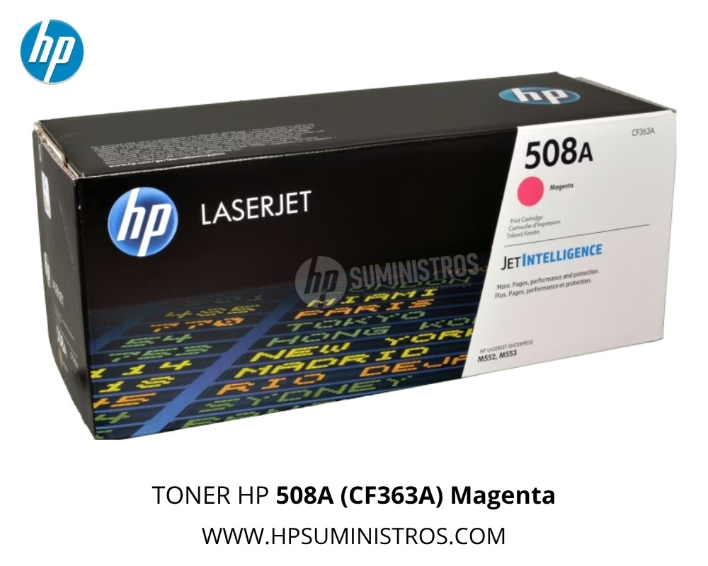 TONER HP 508A (CF363A) Magenta Original | M553dn M577f
