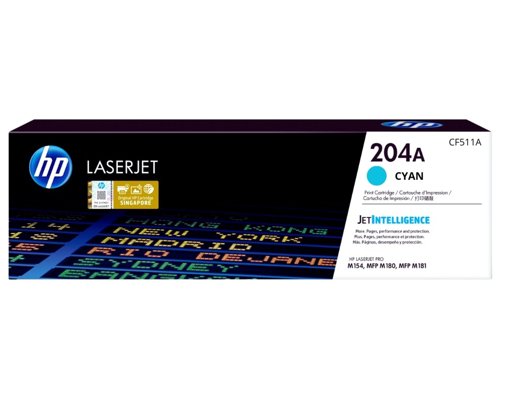 TONER HP CF511A (204A) LJ PRO M154 CYAN 900 PGS
